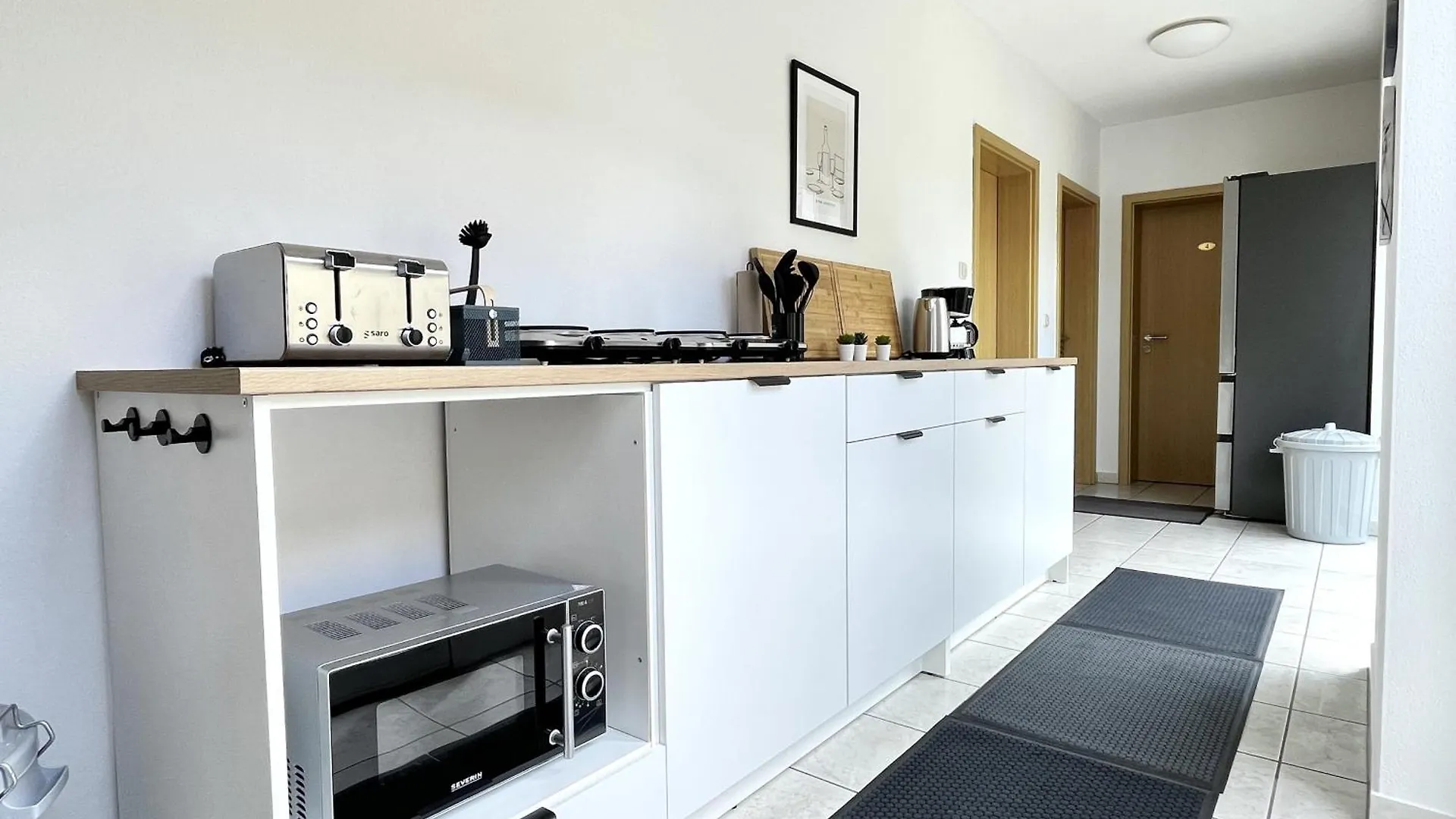 Casa de Férias Lta Apartment Ingolstadt Irgertsheim-5 Schlafzimmer-Einzelbetten-Wlan-Waschmaschine